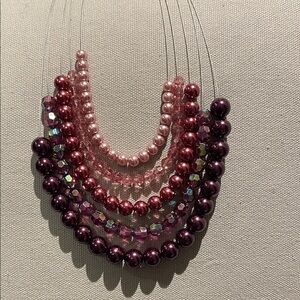 Elegant Multi-Tone Beaded Necklace